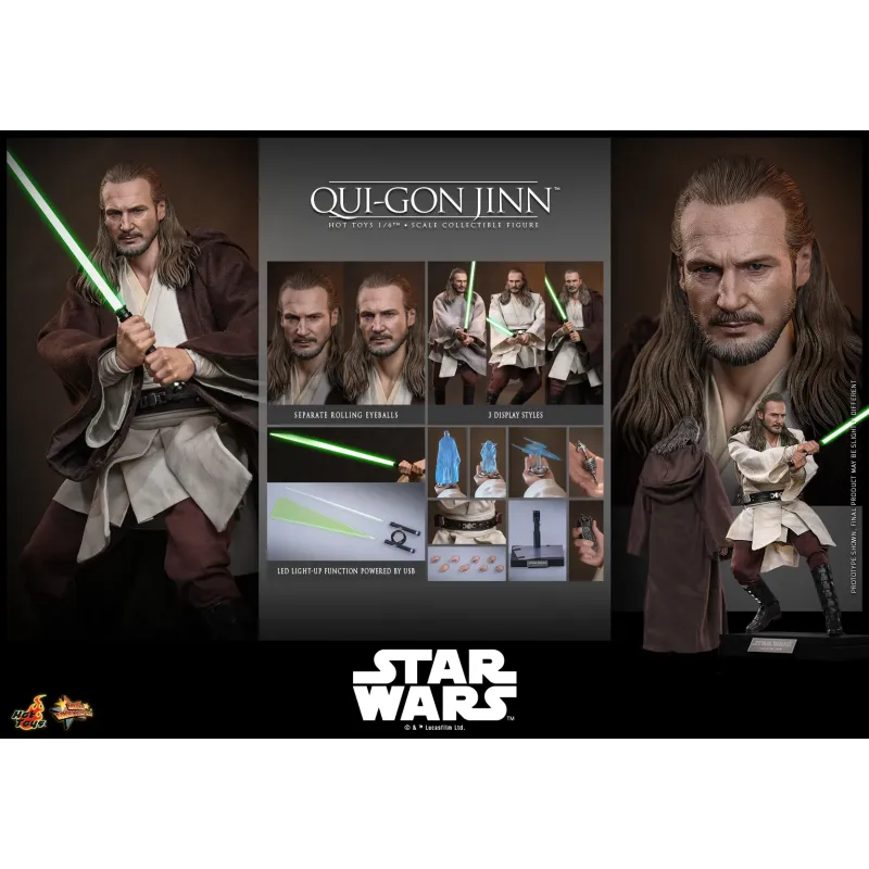 Star Wars: The Phantom Menace Qui-Gon Jinn Hot Toys