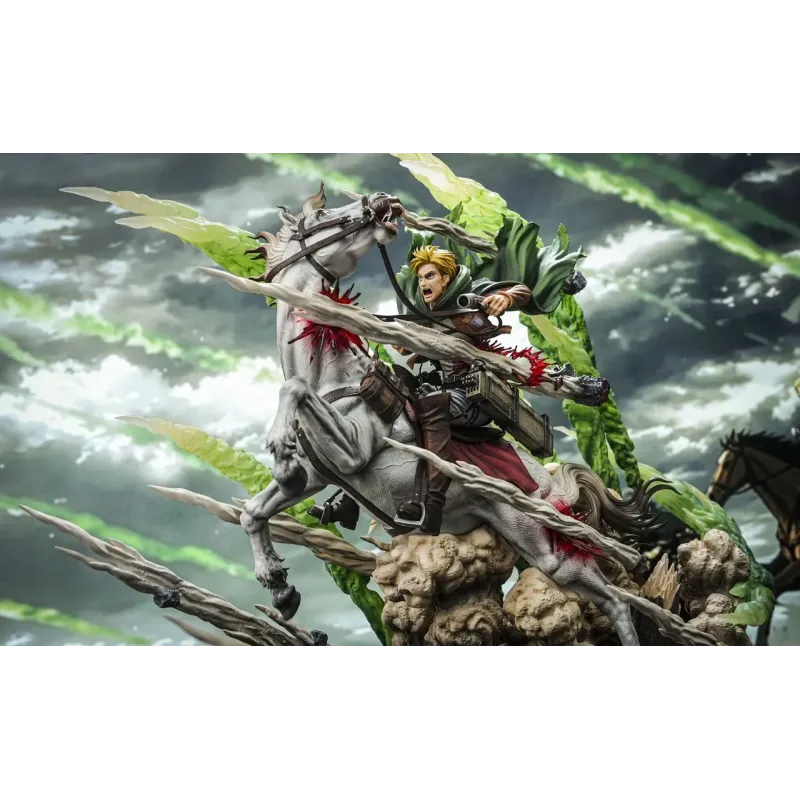 Attack on Titan Erwin Smith Death Charge Model Power Studio