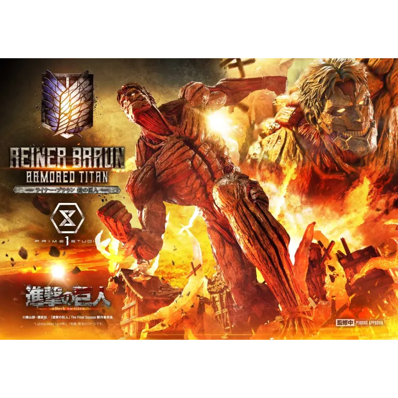 Attack on Titan Reiner Braun Armored Titan Prime 1 Studio
