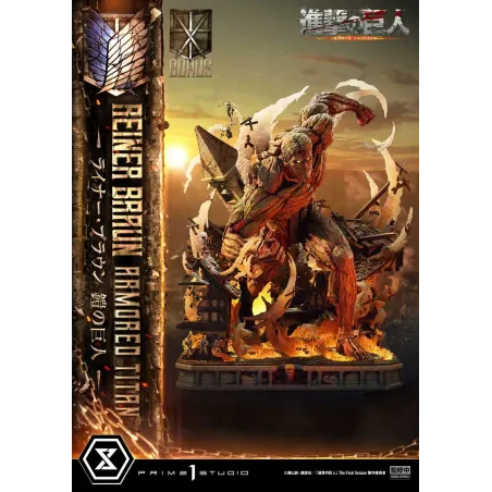 Attack on Titan Reiner Braun Armored Titan Prime 1 Studio