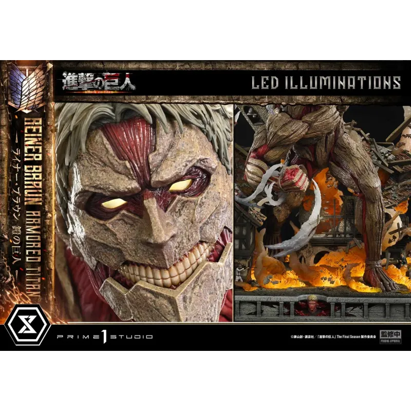 Attack on Titan Reiner Braun Armored Titan Prime 1 Studio