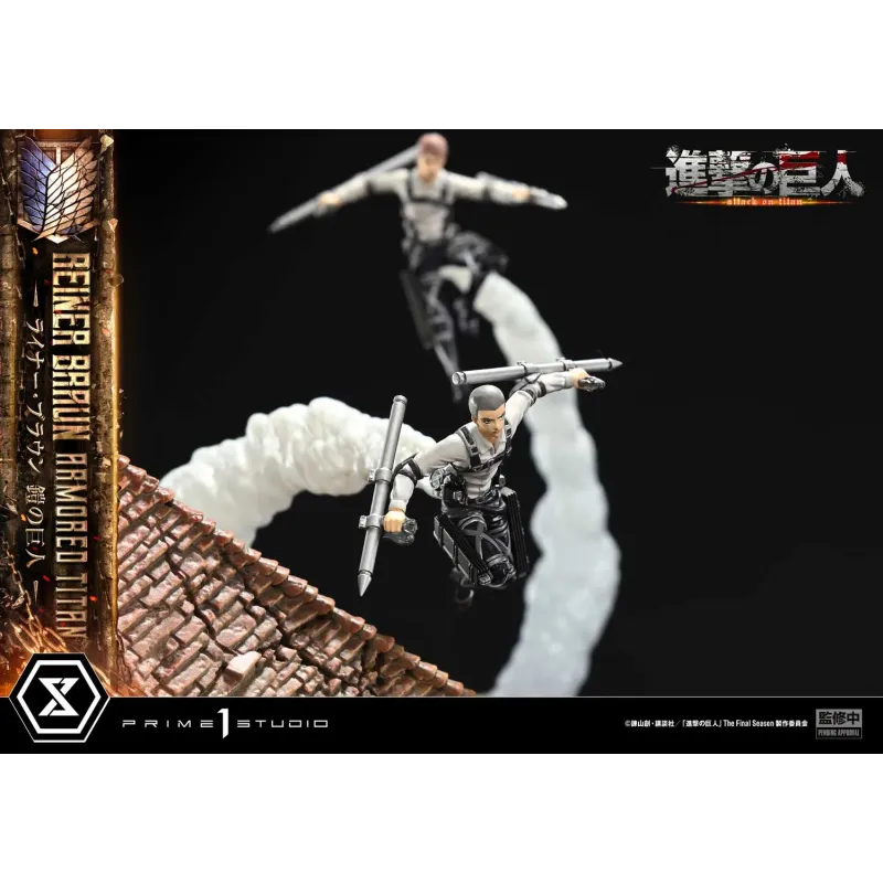 Attack on Titan Reiner Braun Armored Titan Prime 1 Studio