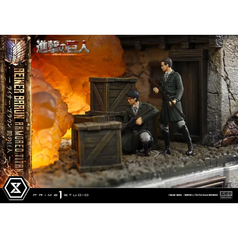Attack on Titan Reiner Braun Armored Titan Prime 1 Studio