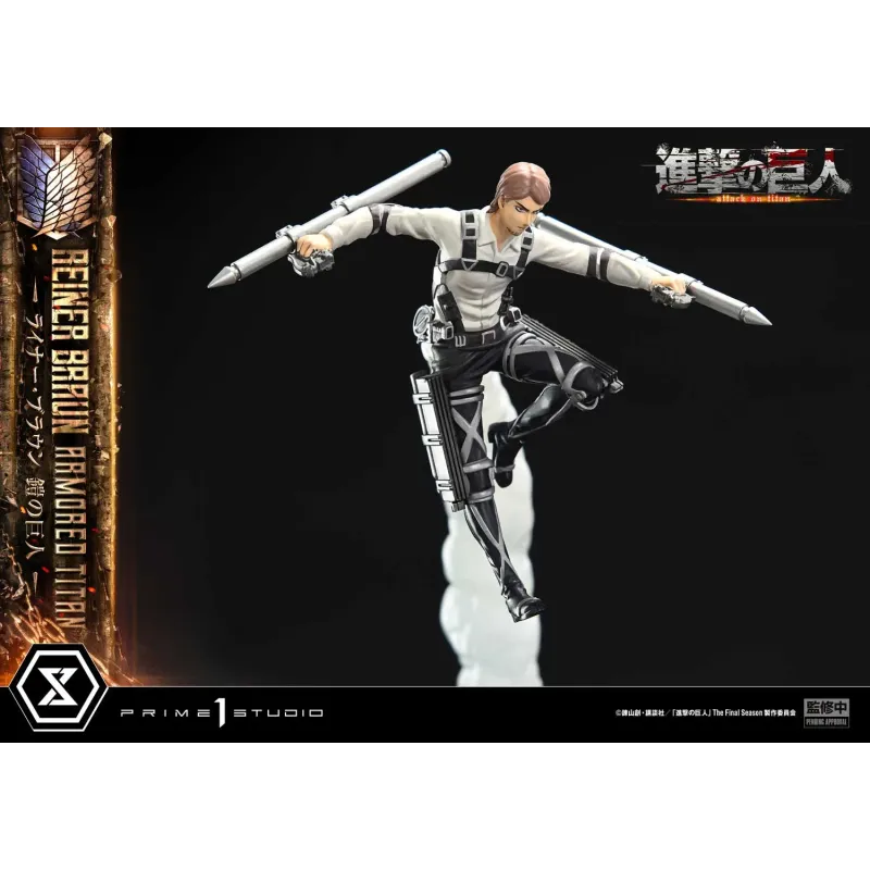 Attack on Titan Reiner Braun Armored Titan Prime 1 Studio