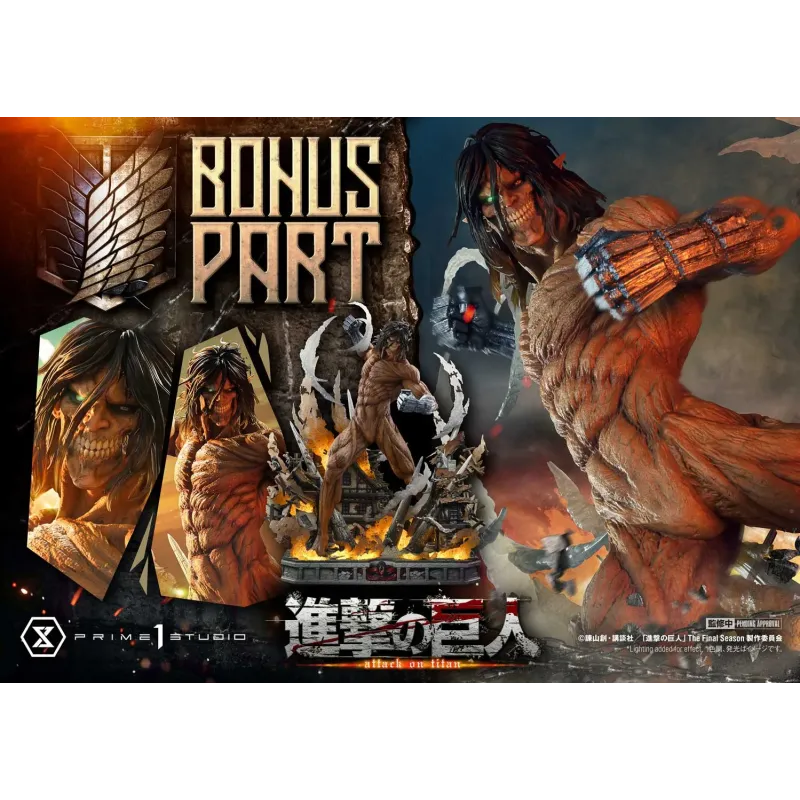 Attack on Titan Eren Yeager Attack Titan Prime 1 Studio