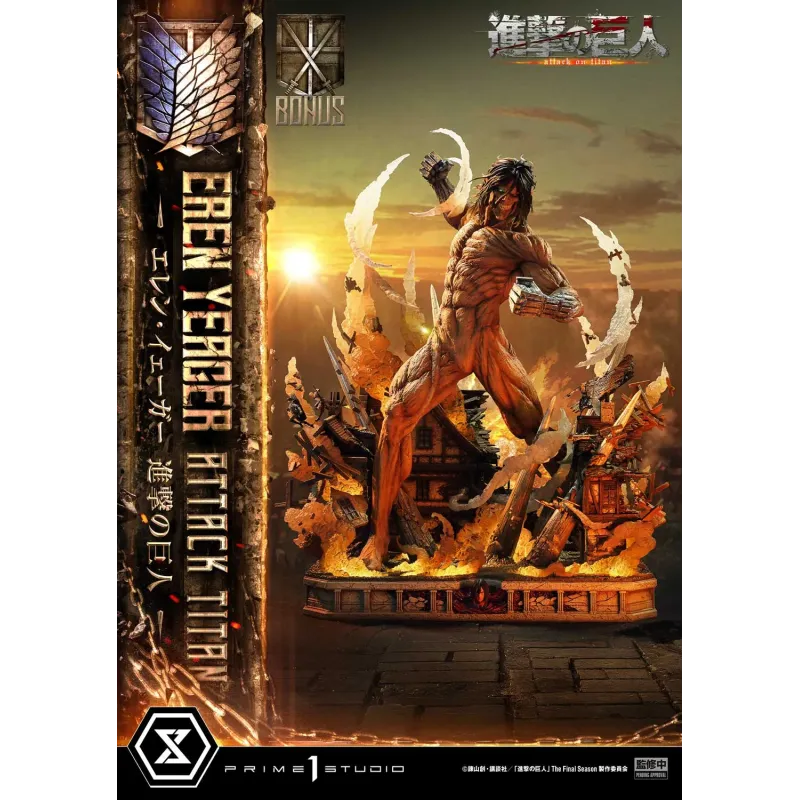 Attack on Titan Eren Yeager Attack Titan Prime 1 Studio