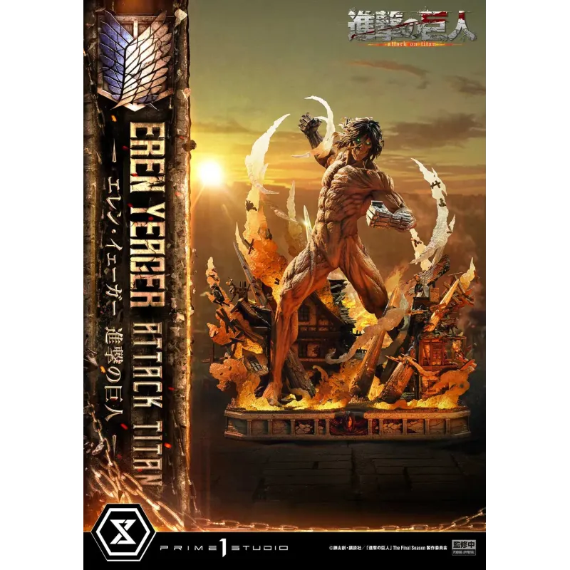 Attack on Titan Eren Yeager Attack Titan Prime 1 Studio