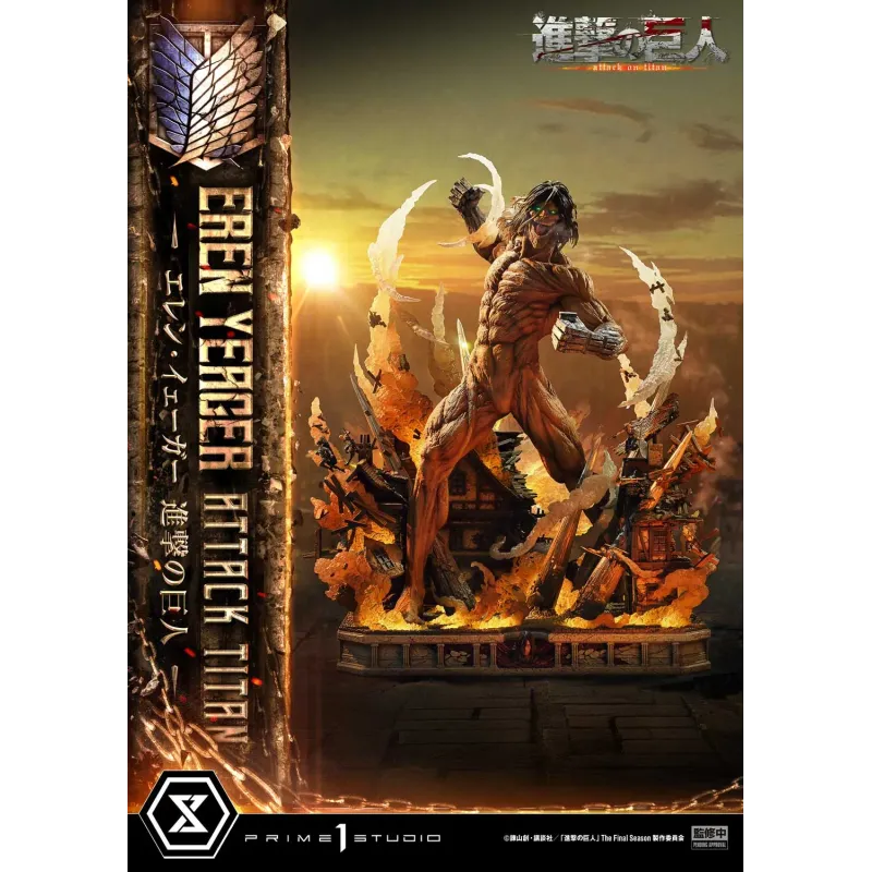 Attack on Titan Eren Yeager Attack Titan Prime 1 Studio