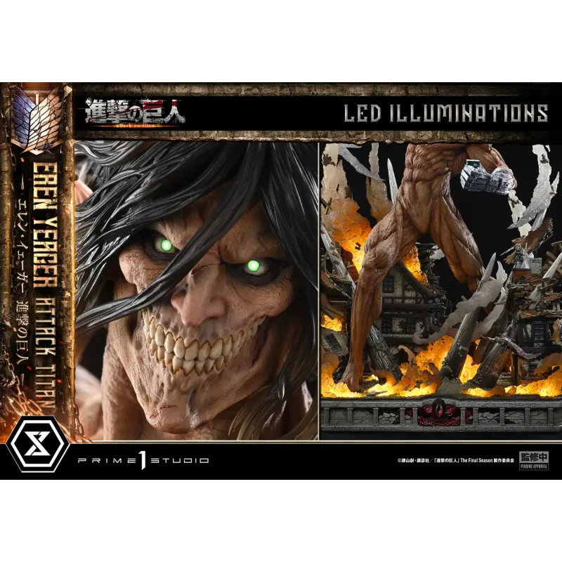 Attack on Titan Eren Yeager Attack Titan Prime 1 Studio
