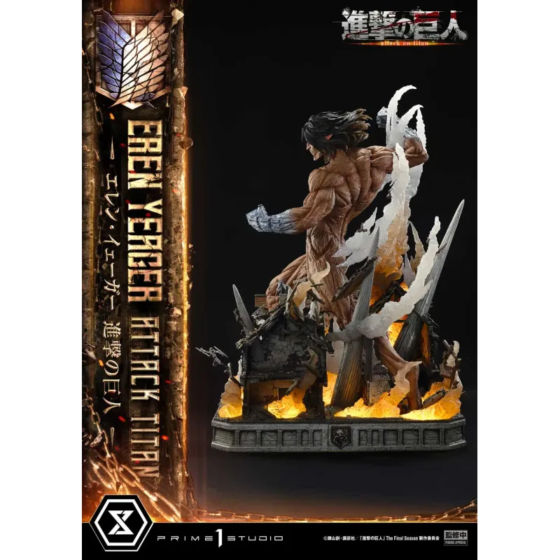 Attack on Titan Eren Yeager Attack Titan Prime 1 Studio
