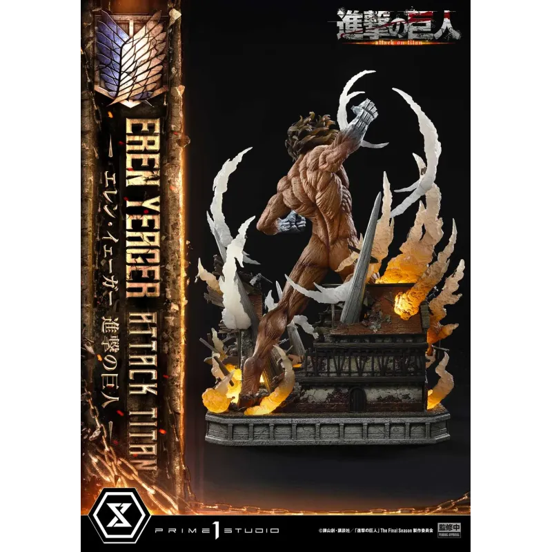 Attack on Titan Eren Yeager Attack Titan Prime 1 Studio