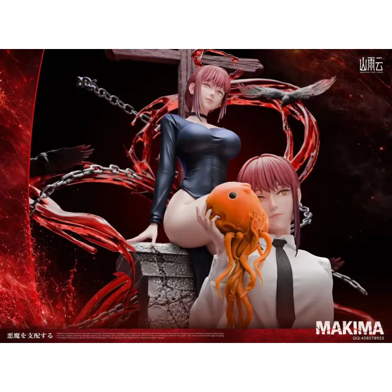 Chainsaw Man Makima Bad Girl Mountain Rain Cloud Studio
