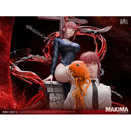 Chainsaw Man Makima Bad Girl Mountain Rain Cloud Studio