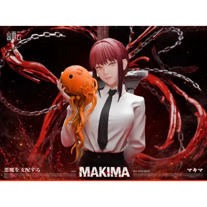 Chainsaw Man Makima Bad Girl Mountain Rain Cloud Studio
