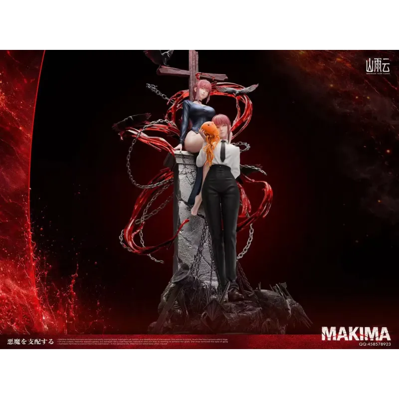 Chainsaw Man Makima Bad Girl Mountain Rain Cloud Studio