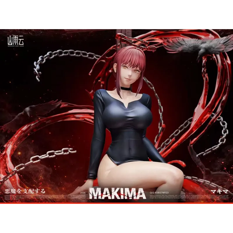 Chainsaw Man Makima Bad Girl Mountain Rain Cloud Studio