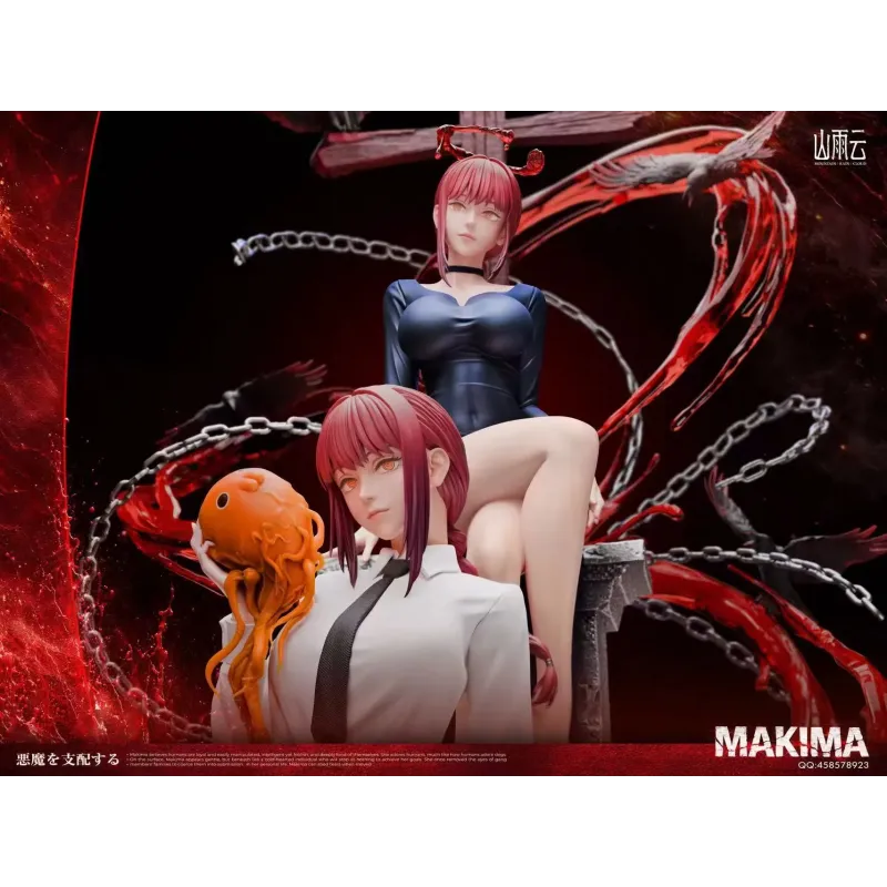 Chainsaw Man Makima Bad Girl Mountain Rain Cloud Studio