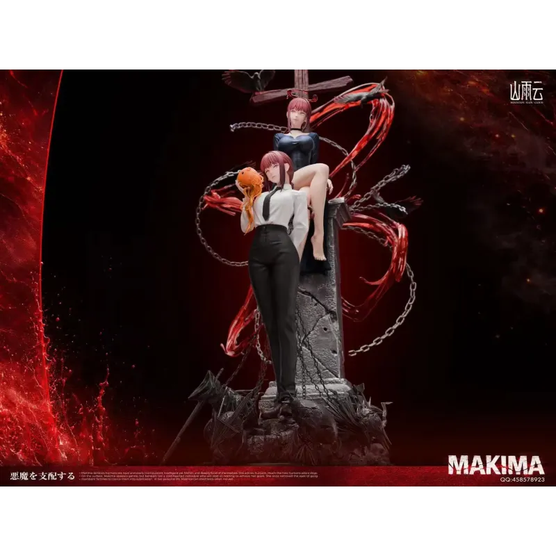 Chainsaw Man Makima Bad Girl Mountain Rain Cloud Studio