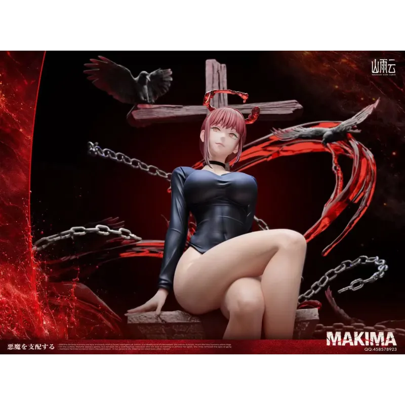 Chainsaw Man Makima Bad Girl Mountain Rain Cloud Studio
