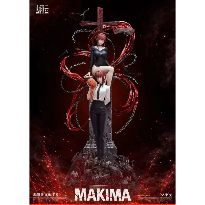 Chainsaw Man Makima Bad Girl Mountain Rain Cloud Studio
