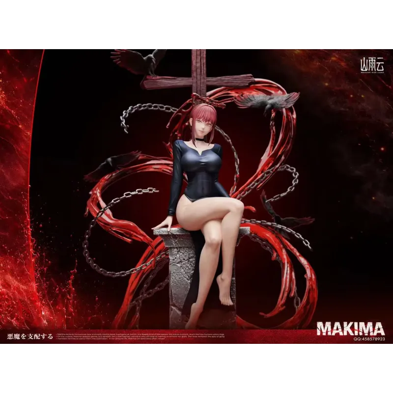 Chainsaw Man Makima Bad Girl Mountain Rain Cloud Studio