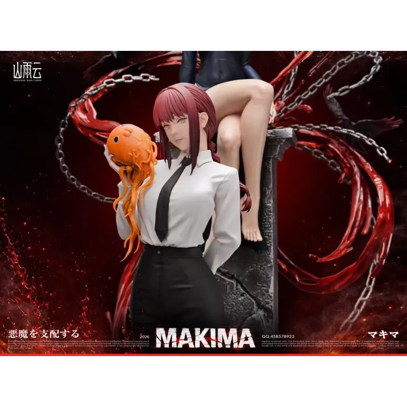 Chainsaw Man Makima Bad Girl Mountain Rain Cloud Studio
