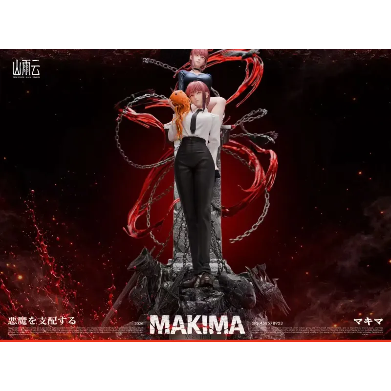 Chainsaw Man Makima Bad Girl Mountain Rain Cloud Studio