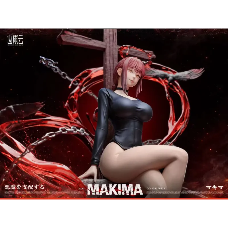Chainsaw Man Makima Bad Girl Mountain Rain Cloud Studio
