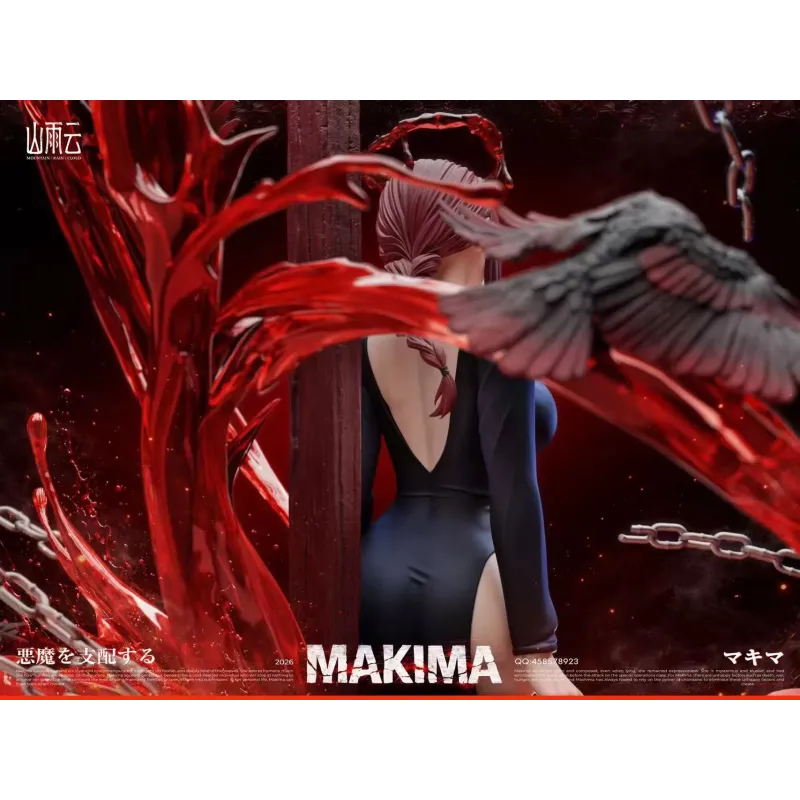 Chainsaw Man Makima Bad Girl Mountain Rain Cloud Studio