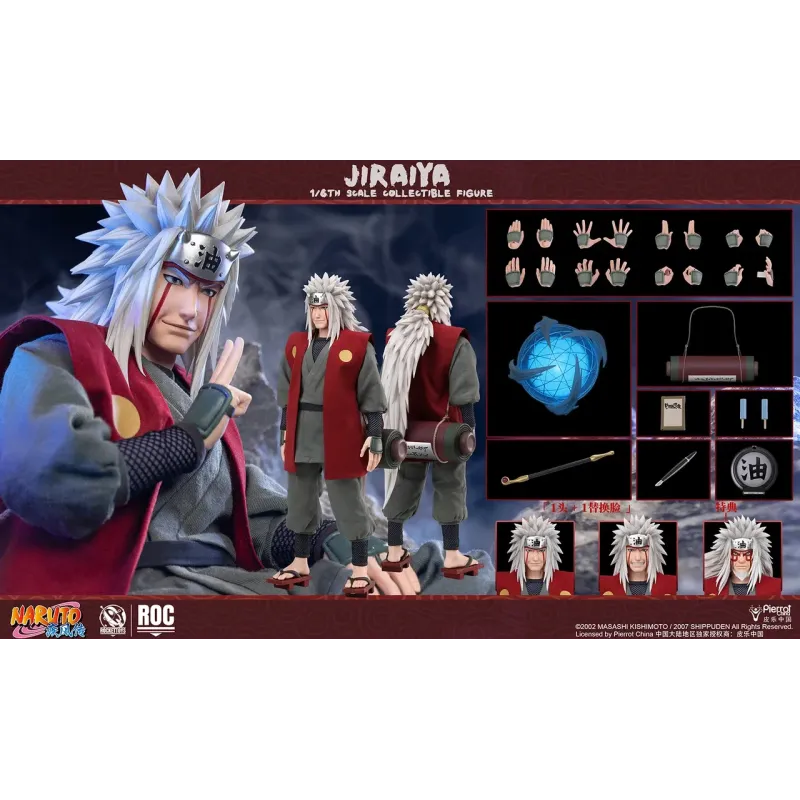 Naruto Shippuden Jiraiya Rocket Toys Studio