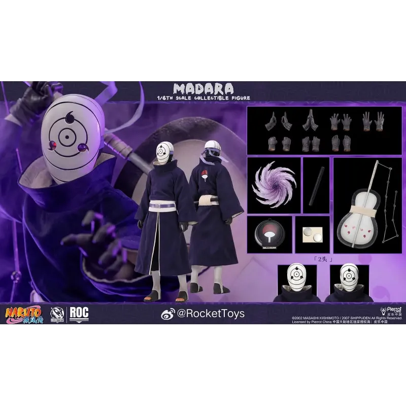 Naruto Shippuden Madara Rocket Toys Studio