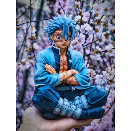Kimetsu no Yaiba Sanemi Shinazugawa Sitting Pose REN Studio