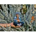 Kimetsu no Yaiba Sanemi Shinazugawa Sitting Pose REN Studio