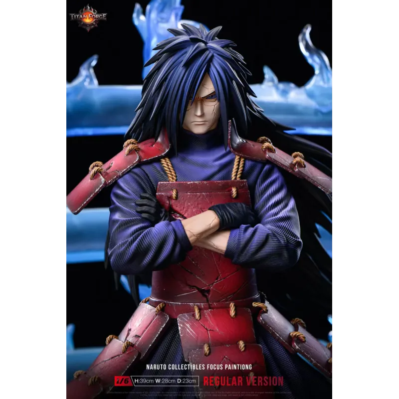 Naruto Uchiha Madara TITAN FORGE - Figurine de Collection Épique