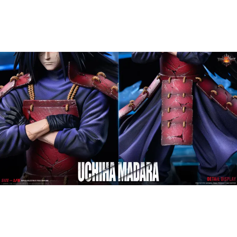Naruto Uchiha Madara TITAN FORGE - Figurine de Collection Épique