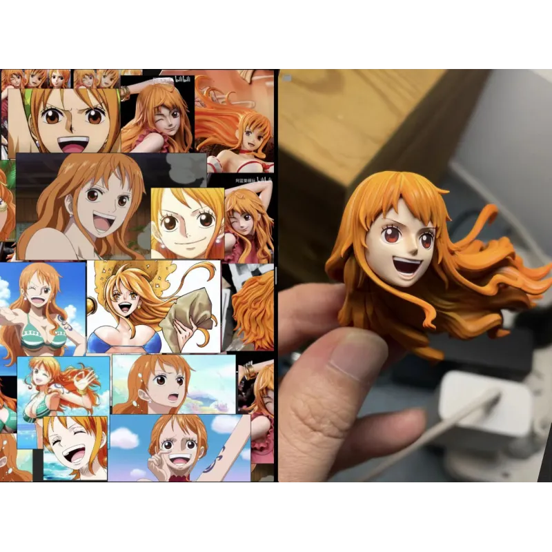 One Piece Nami & Gato de orejas largas - MJ Studio Collectibles