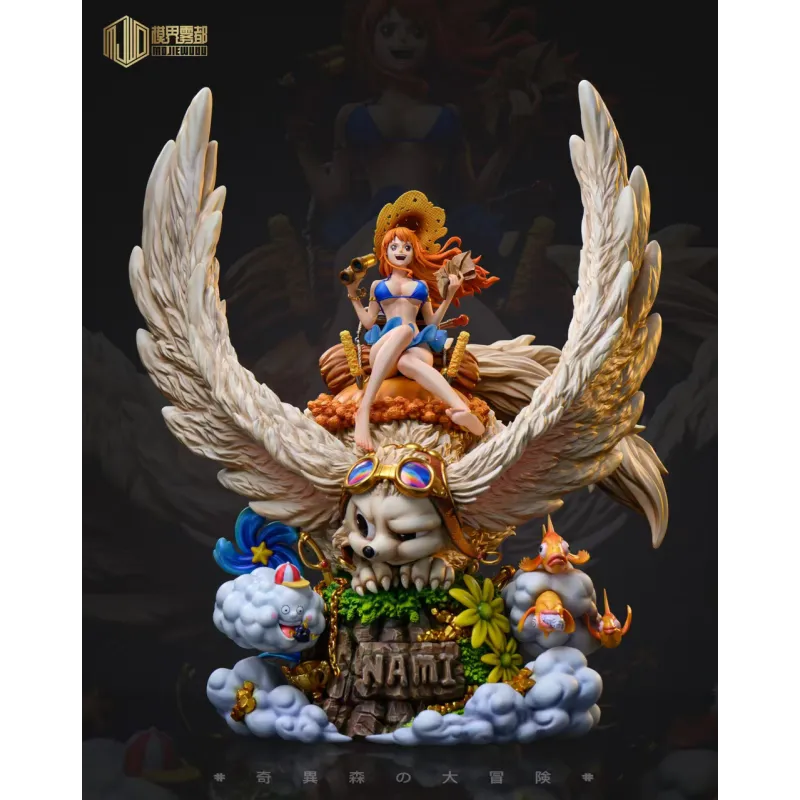 One Piece Nami & Gato de orejas largas - MJ Studio Collectibles