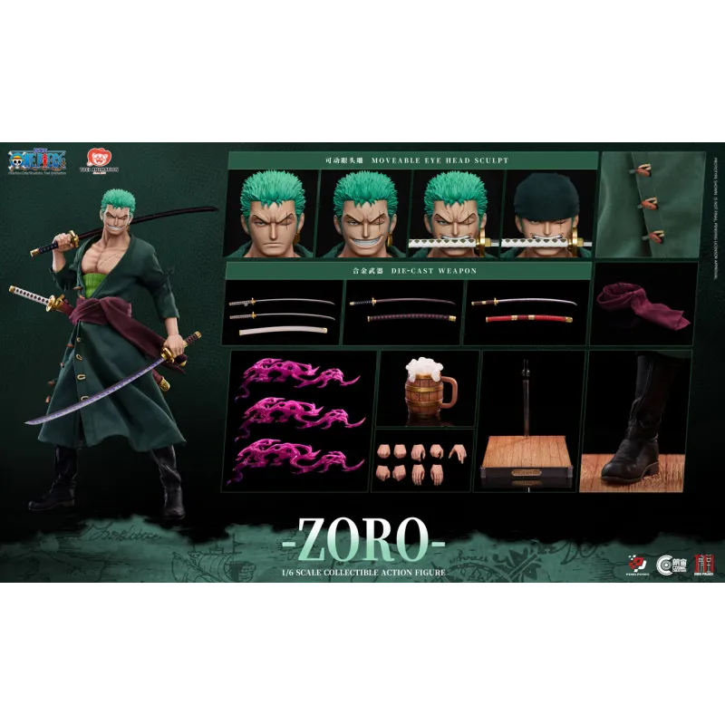 One Piece Roronoa Zoro JIMEI PALACE - Figura Coleccionable