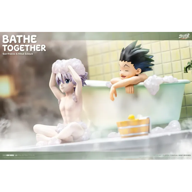 Hunter x Hunter Killua Zoldyck & Gon Freecss Bathe Together Zoldyck Studio