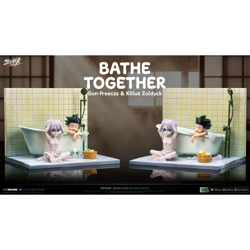 Hunter x Hunter Killua Zoldyck & Gon Freecss Bathe Together Zoldyck Studio