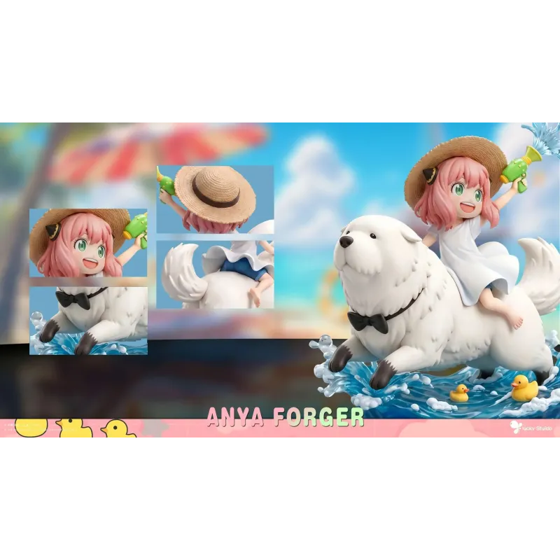 Spy x Family Water Playing Anya and Bond Lucky Studio