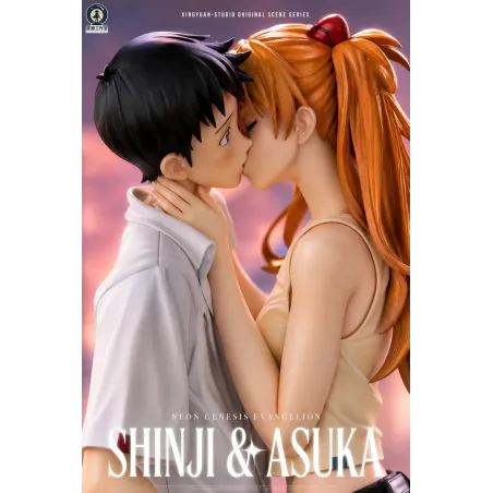Neon Genesis Evangelion Shinji and Asuka Star Origin Studio