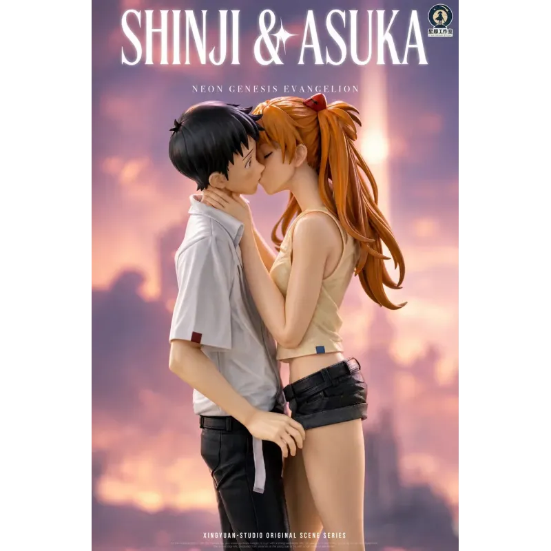 Neon Genesis Evangelion Shinji and Asuka Star Origin Studio