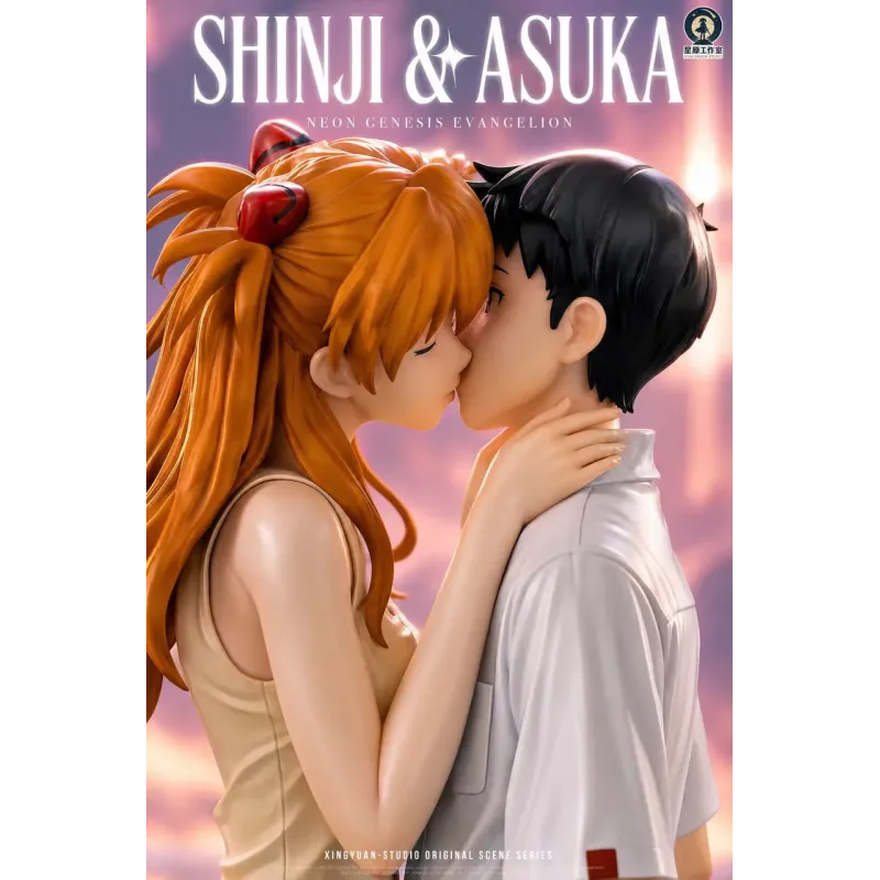 Neon Genesis Evangelion Shinji and Asuka Star Origin Studio