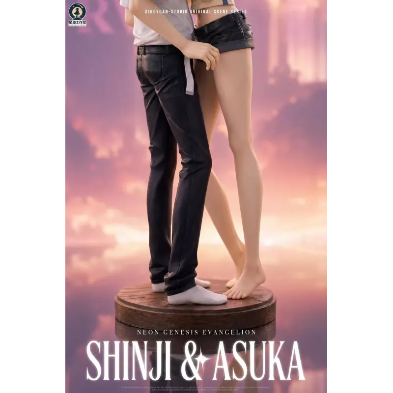 Neon Genesis Evangelion Shinji and Asuka Star Origin Studio