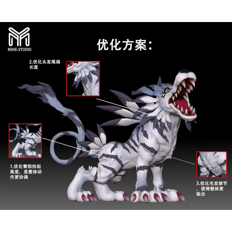 Digimon Garurumon MINE Studio