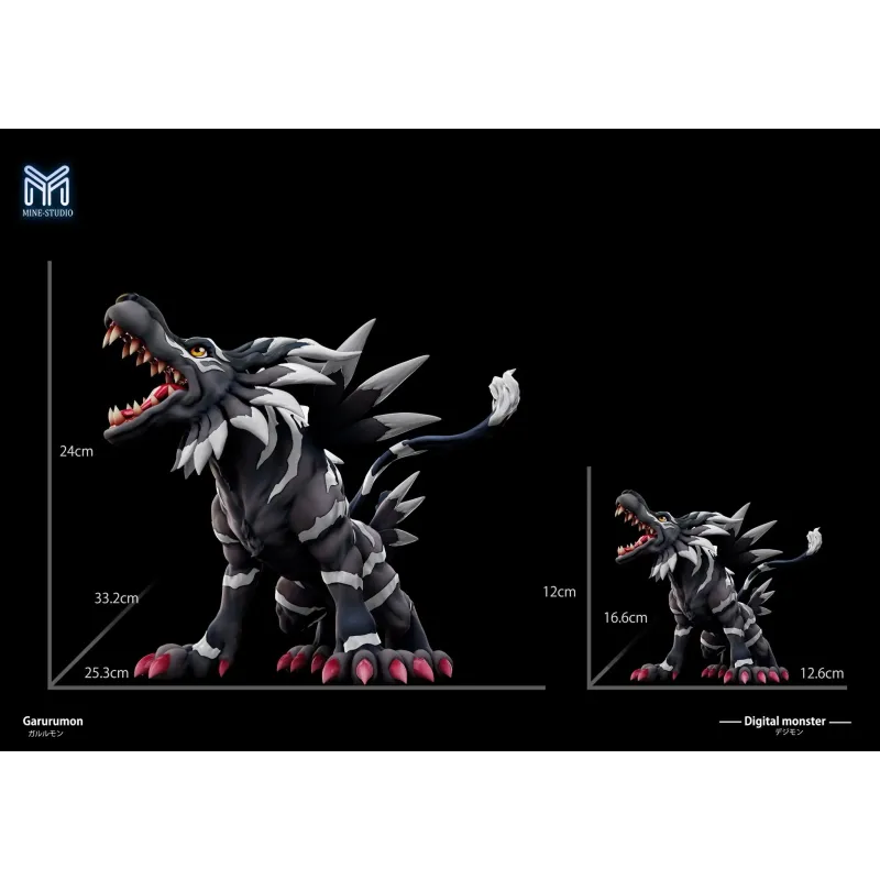 Digimon Garurumon MINE Studio