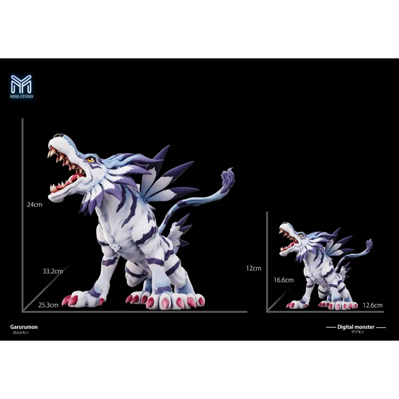 Digimon Garurumon MINE Studio