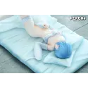 Neon Genesis Evangelion Rei Ayanami lying on hospital bed Pepeho Studio