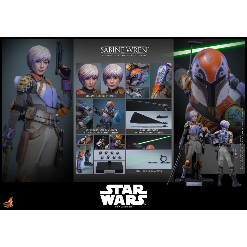 Star Wars: Rebels Sabine Wren Hot Toys